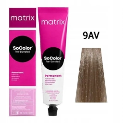 Matrix farba socolor 9AV bardzo jasny blond popielato fioletowy