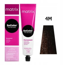 Matrix farba socolor  4M średni brąz mokka