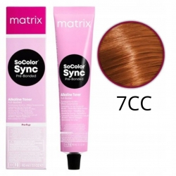 Matrix color sync 7CC średni blond intensywnie miedziany