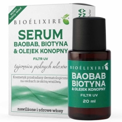 Bioelixire serum do włosów z olejkiem konopnym 20 ml
