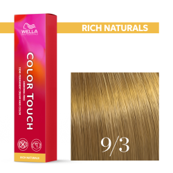 Wella color touch 9/3 bardzo jasny blond złocisty