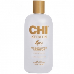 Chi keratin szampon odbudowujący zniszczone włosy