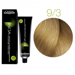 Inoa loreal farba 9,3 bardzo jasny złoty blond